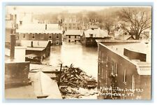 1927 The Flood At Montpelier Vermont VT RPPC Photo Vintage Postcard picture