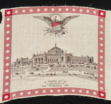 Antique 1876 Centennial Fabric #1 picture