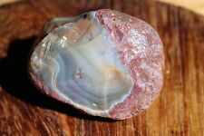 7.55oz Lake Superior Agate beautiful pastel colors and loaded husk picture
