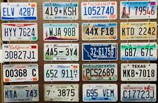 Large lot 20 bulk license plates -LOOK AT MY OTHER LOWER COST SHIPPING LISTINGS picture