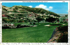 Postcard GOLF COURSE SCENE Catalina Island California CA AM6098 picture