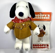 Baby Snoopy Clothes Outfit Plush Stuffed Animal #4553 Frontier Cowboy Bandana picture