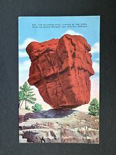 Colorado Springs THE BALANCED ROCK, GARDEN OF THE GOD Peaks Pike Postcard R57 picture
