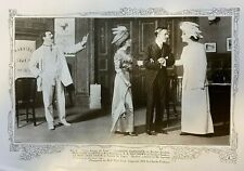 1910 Vintage Illustration Actors Clarence Handyshine Elsie Clarens Jane Oaker picture