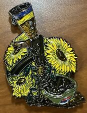 Operation Ukraine Sunflowers Will Grow Artist Ben Cantwell Challenge Coin picture