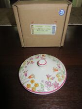 Longaberger 2011 Mother's Day Basket Floral Pottery Lid Only picture