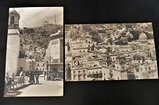 Mexico Guanajuato City Real Photo RPPC Postcard Lot Sepia Street Church 1940s PC picture