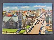 1941 Vintage Postcard Methodist Episcopal Church Ocean City NJ Old Cars A7398 picture