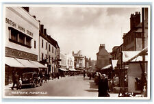 c1930's Westgate Mansfield Nottinghamshire England RPPC Photo Postcard picture