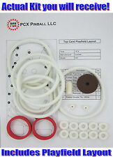 1974 Gottlieb Top Card Pinball Machine Rubber Ring Kit picture