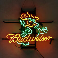 BUDWEISER DRAGON Neon Sign Light Handmade Visual Artwork Wall Decor Gift 17
