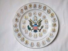 VTG Porcelain Jimmy Carter 200 Years of Presidents Wall Hanging Souvenir Plate picture