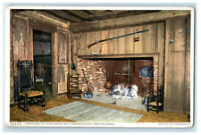 c1910s Fireplace, Paul Revere House, Boston Detroit Publishing MA Postcard picture