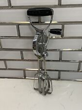 Vintage EKCO Best Egg Beater Hand Held Crank Mixer Stainless  USA picture