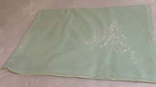 Vintage Embroidered Banquet Green Tablecloth 100