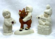DEPT. 56 Snowbabies   Set of Three Rudolph, January And Red Heart picture