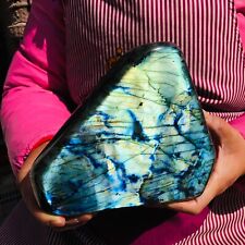 4.55LB Natural Labrador Moonstone Quartz Crystal Free Form Mineral Specimen 588 picture