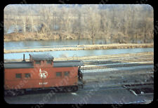 sl72  Original slide 1960 Jersey Central Caboose 91507  Railroad Train RR  066a picture