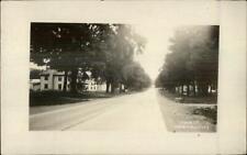 Morrisville NY Main St. c1930 Real Photo Postcard picture
