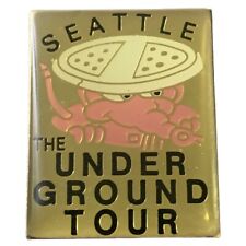 Vintage Seattle The Underground Tour Travel Souvenir Pin picture