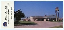 Best Western Regal Inn Postcard Brochure Osceola' Iowa picture