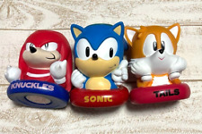 Sonic Piggy Bank Set Original Novelty Retro RARE Not Sold In Store From Japan picture