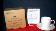 New Tupperware Tupperliving Fine China Tea Cup & Saucer Set & Box picture