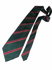 Heineken Beer Lovers Silk Necktie Tie Green Red White Stripe Logo Classic Italy picture