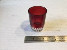 Vintage Glass Tooth Pick Holder Shot Glass Decorative Glass. picture