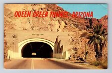 Entrance To Queen Creek Tunnel AZ-Arizona c1965 Vintage Souvenir Postcard picture