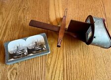 Vintage 1904 Keystone View Co. Monarch Stereoscope W/ 17 Cards picture