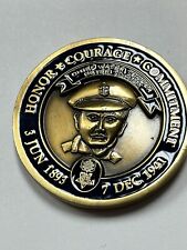 1893-1941 U. S. NAVY SENIOR CHIEF PETER TOMICH  WATER TENDER CHALLENGE COIN picture