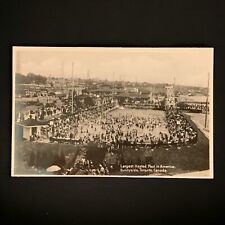 New RPPC “Largest Heated Pool in America” Toronto Canada Divided Photo Card picture