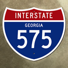 Georgia interstate 575 Atlanta highway route marker 1961 road sign 21x18 picture