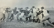 1895 Vintage Illustration Practice Football Game at Princeton University picture