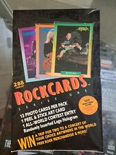 Rock Cards Series 1 Sealed Box  Look  picture