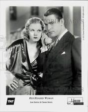 1932 Press Photo Jean Harlow and Chester Morris in 