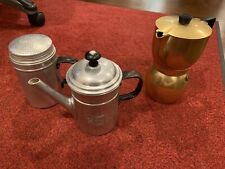 Vintage Coffee Maker Server Lot of 2. Used. Italy Luxa Express picture