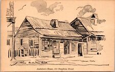 Postcard Old New Orleans LA John James 1821-1822 Audubon's House postcard picture
