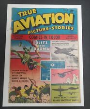 True Aviation Picture-Stories #8 1944 Golden Age GD picture
