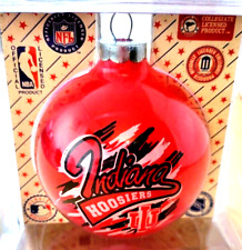 1980s Indiana University Hoosiers Art Glass Ornament Basketball Collector Series picture