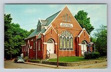 Boonville IN-Indiana, Main Street Baptist Church, Antique Vintage Postcard picture