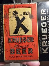 krueger Finest beer can Unrolled Sheet picture