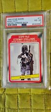 Star Wars O-PEE-CHEE OPC 1980 The empire strikes back Boba Fett Star File rc PSA picture