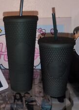 Starbucks Studded Matte Green Venti and Grande Tumbler Set  Limited 2022  picture
