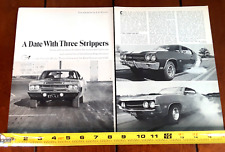 1970 PLYMOUTH ROAD RUNNER vs. 1970 CHEVELLE vs 1970 FORD TORINO ORIGINAL ARTICLE picture