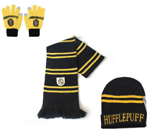 For Harry Potter Hufflepuffle House Scarf Hat Gloves Soft Warm Costume Xmas Gift picture