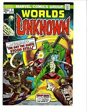 WORLD'S UNKNOWN VOL1 # 3 SEPT. 1973, 9.9 MT MINT THE DAY THE EARTH STOOD STILL picture