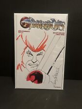 Thundercats Dynamite Issue 1 Blank With Livio Romanelli Original Sketch /COA￼￼￼ picture