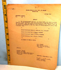 Headquarters of the Army Airforce Washington Personal Orders No. 123 picture